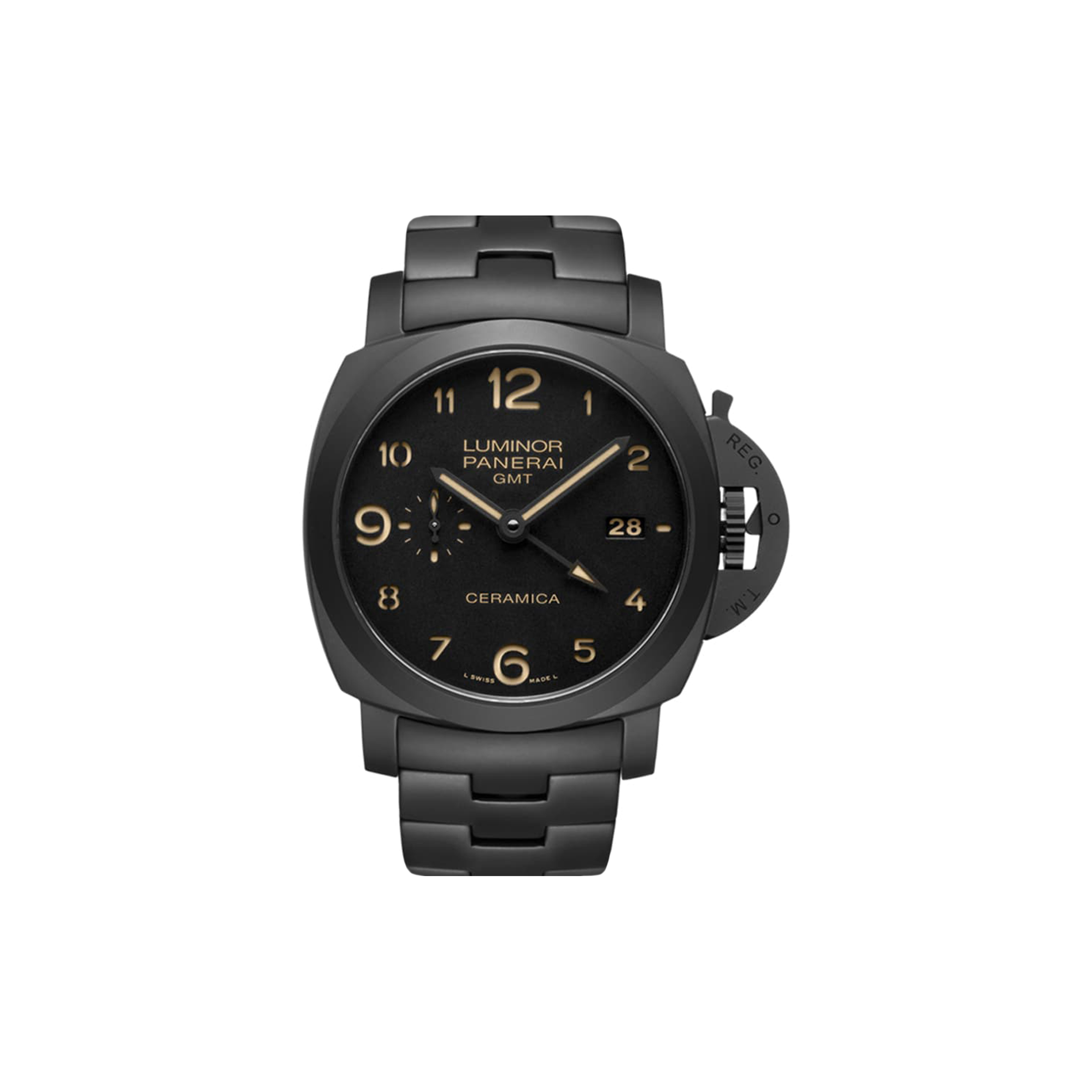 PANERAI LUMINOR 1950 3 DAYS GMT AUTOMATIC 44MM WATCH PAM00438